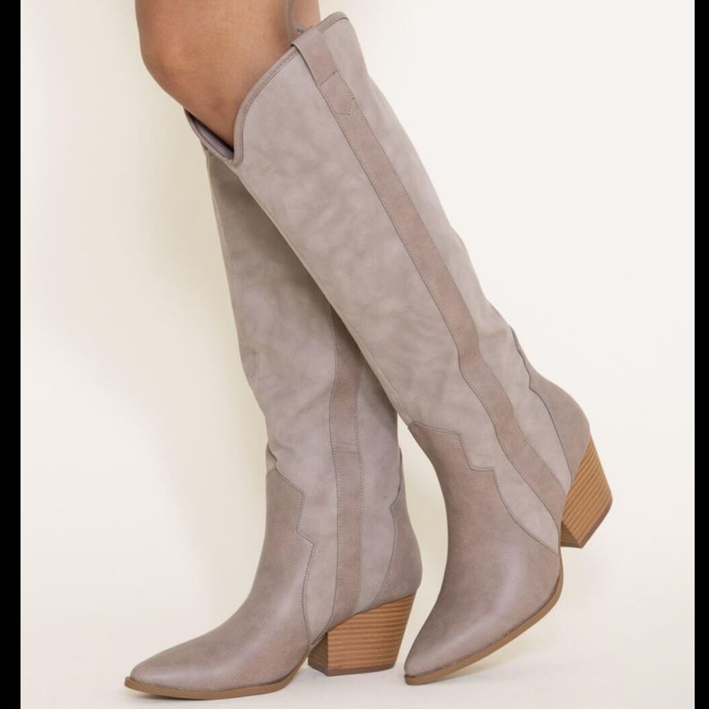 Waco Western Knee High Boots Vaca